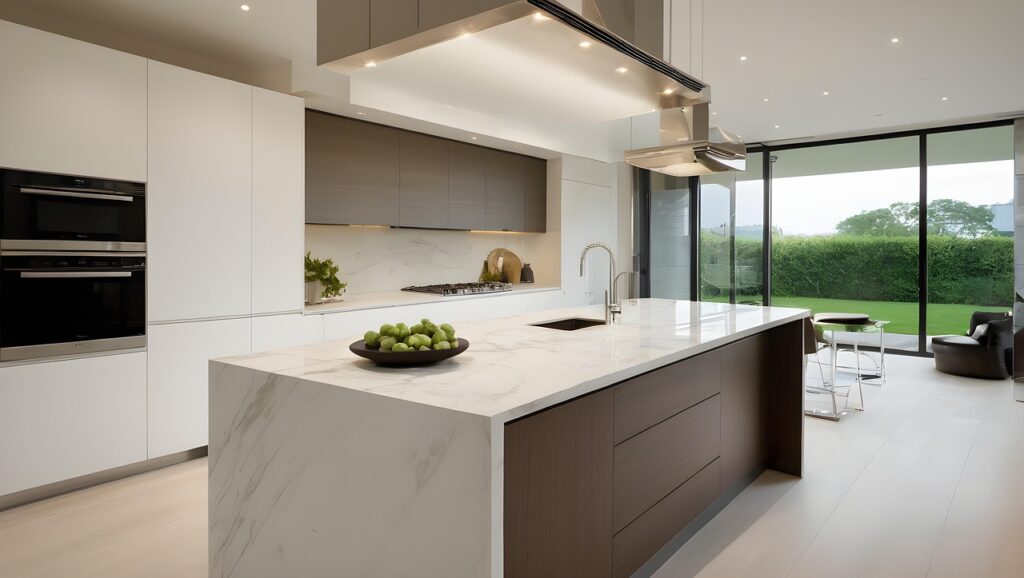 a fully completed kitchen remodeling project in north hollywood